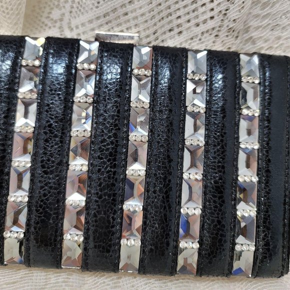 MMS Design Studio Rhinestone Purse Clutch NWT - Picture 2 of 7